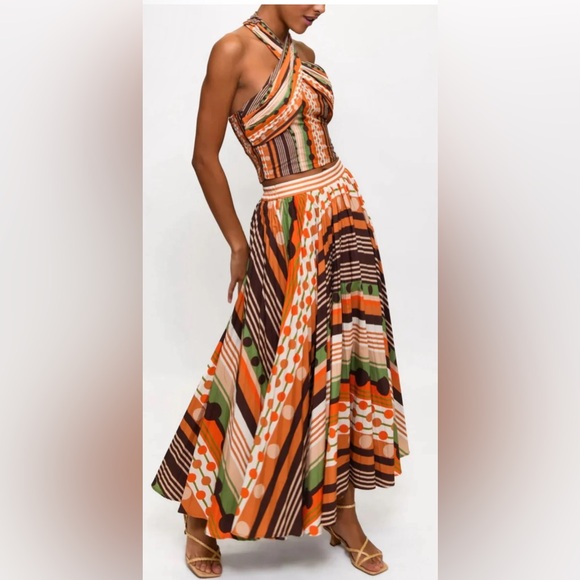 HUTCH Max Skirt in Retro Geo Stripe size small NWT - Picture 7 of 8